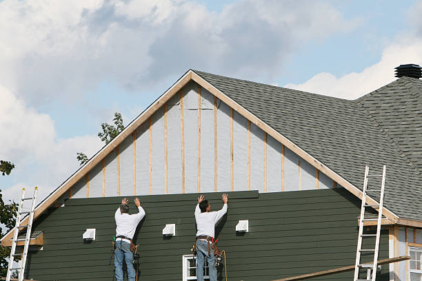 Professional Siding Installation technician working in Myerstown, PA